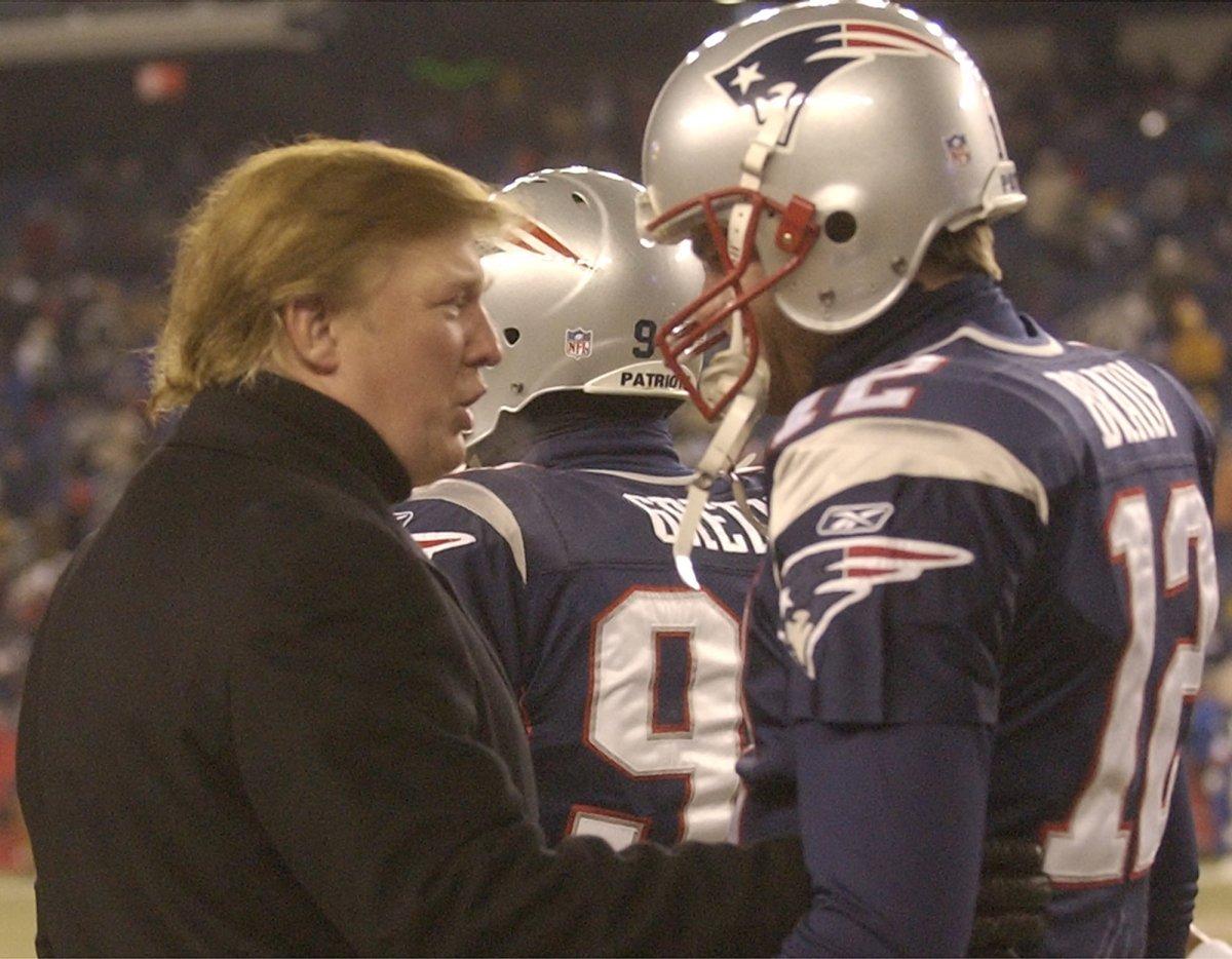 Tom Brady con Donald Trump