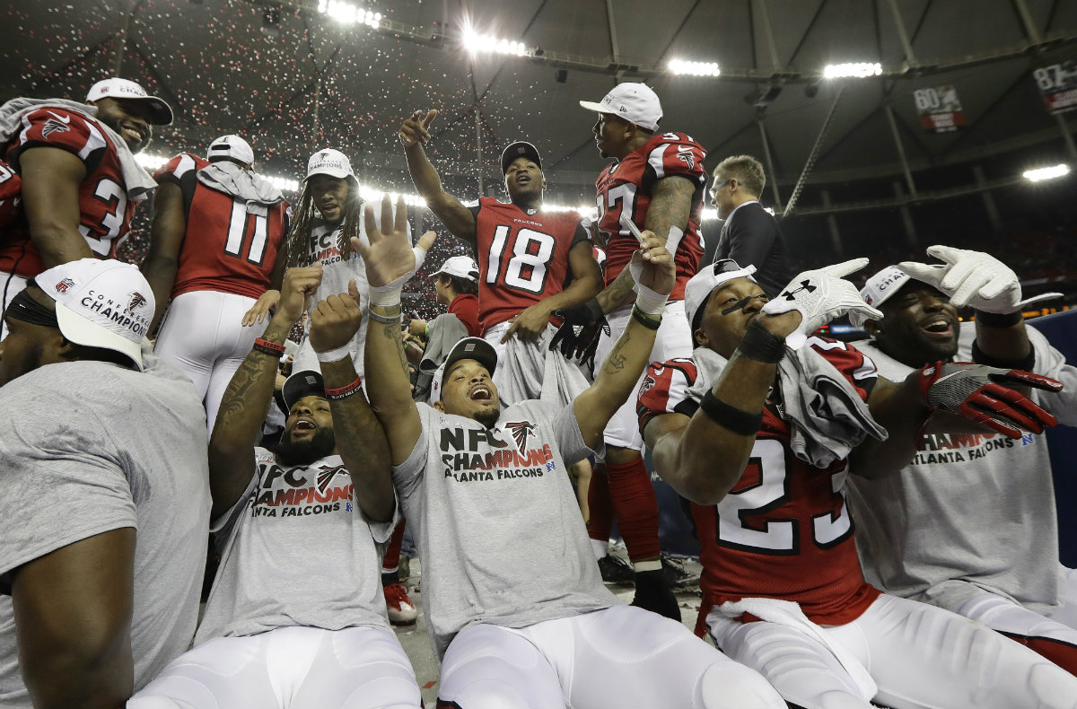 Los Halcones de Atlanta, campeones de la Conferencia Nacional