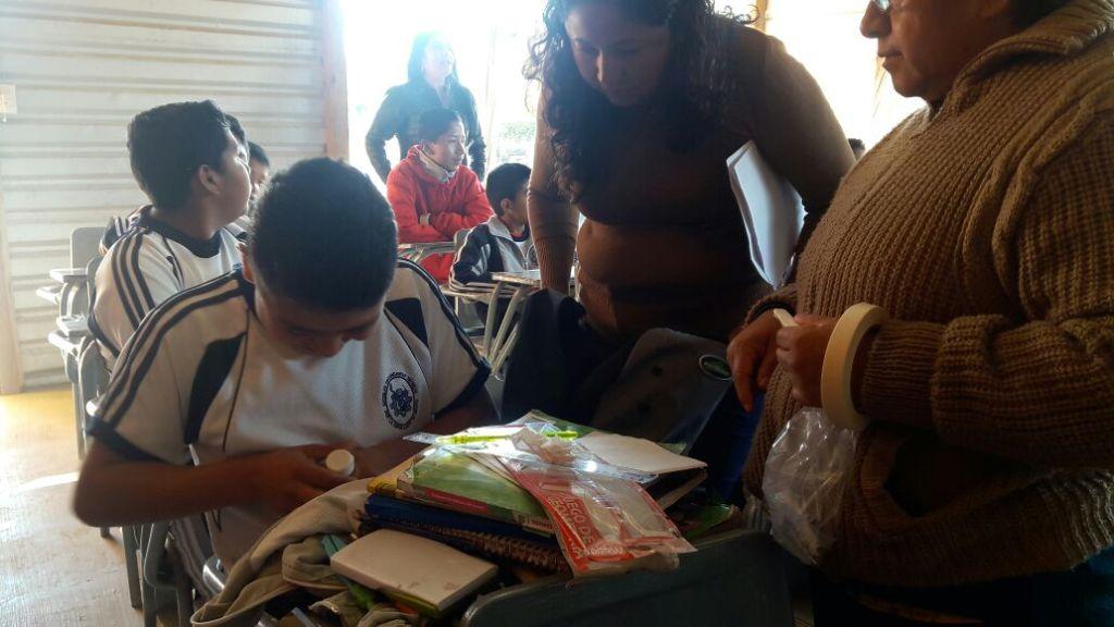 La revisión corrió a cargo de los padres de familia.