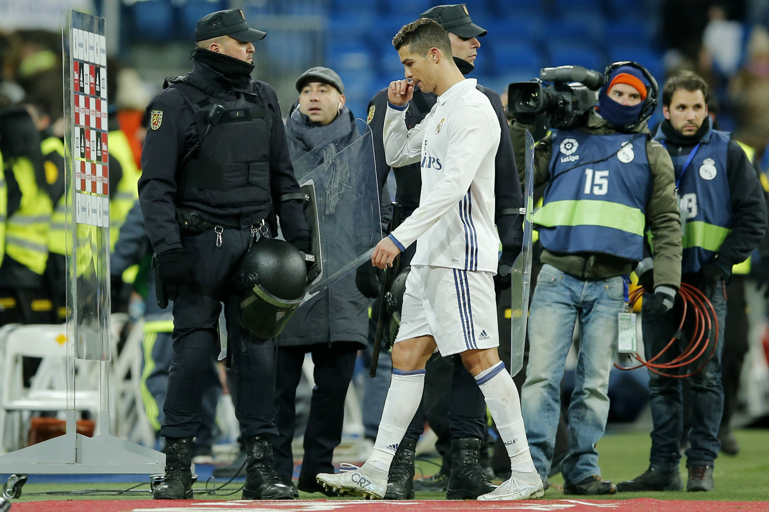 Cristiano Ronaldo tras la derrota ante el Celta 