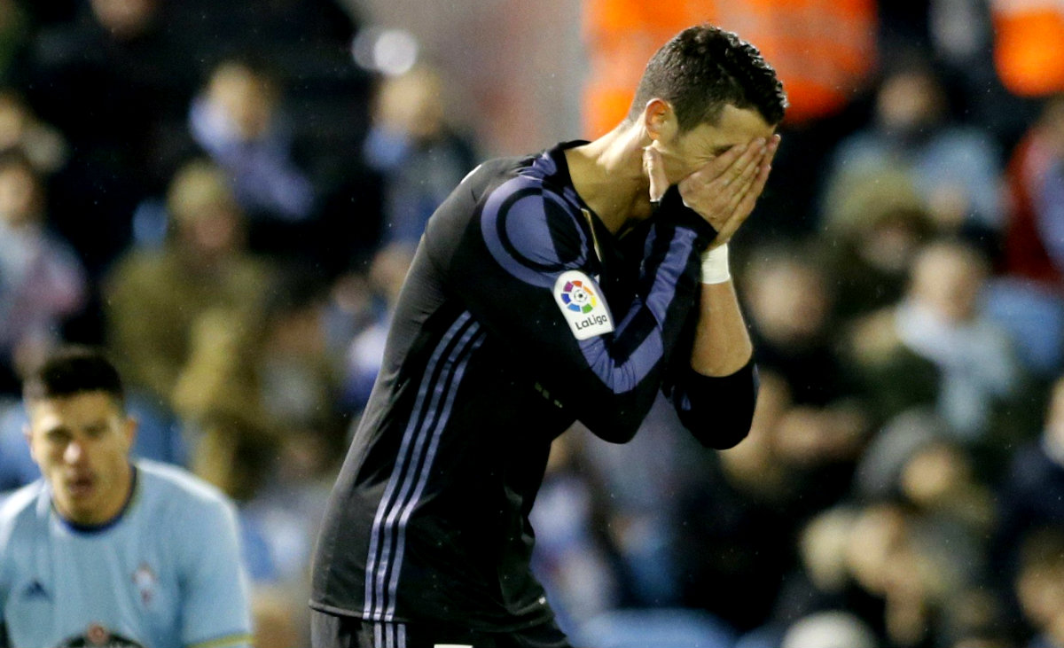 Cristiano Ronaldo lamentó la caída 