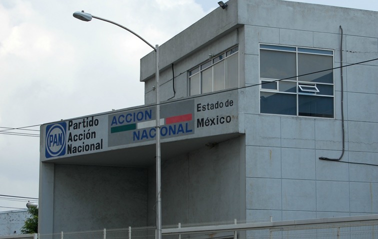 Sede del PAN en Edomex.