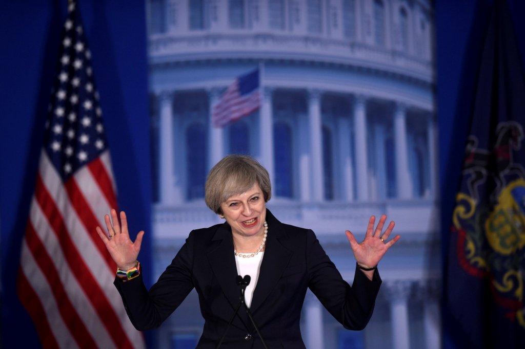 La jefa del gobierno británico se expresó así delante de los republicanos estadunidenses reunidos en Filadelfia.