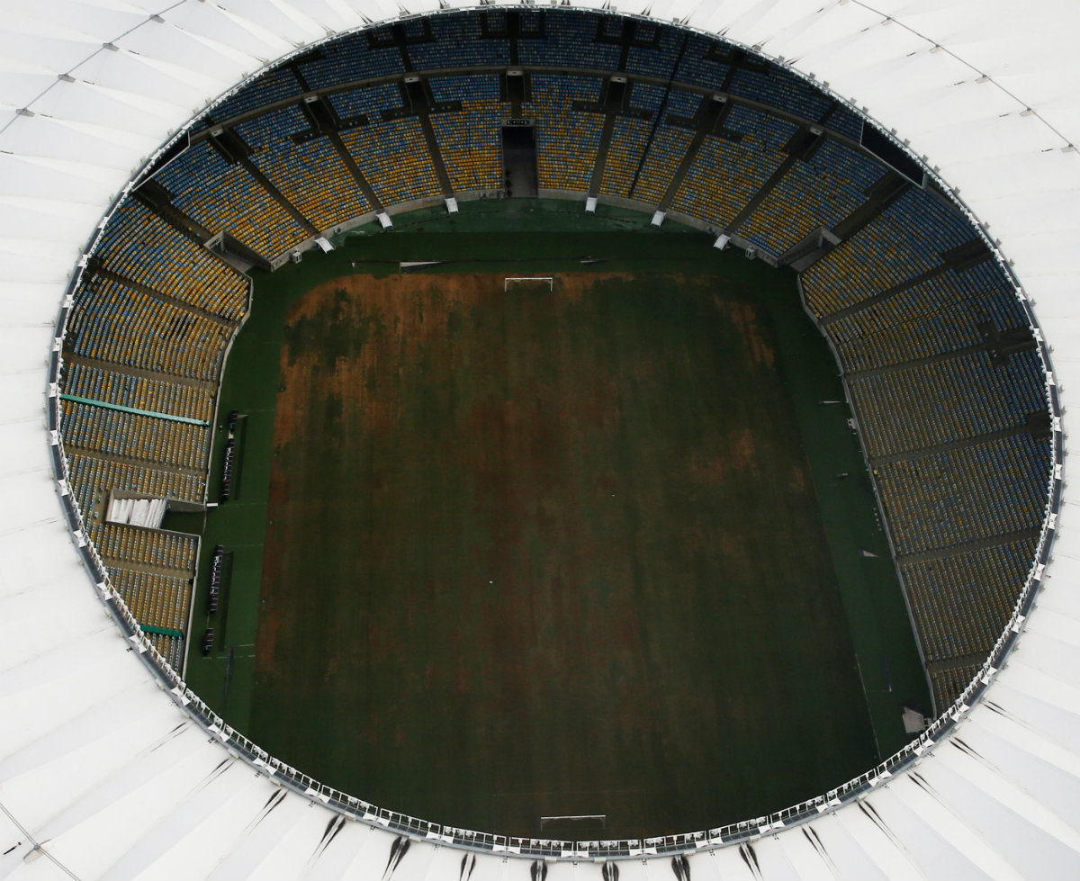 El abandonado Estadio Maracaná