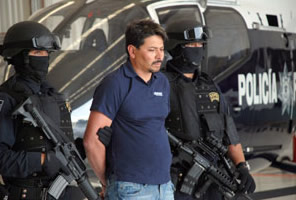 "El Minsa" en 2009 cuando fue capturado por la Policía Federal.