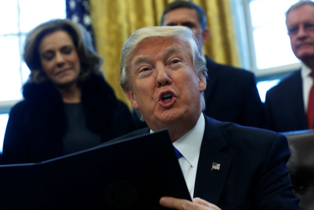 Donald Trump suspendió el ingreso de refugiados durante al menos 120 días.