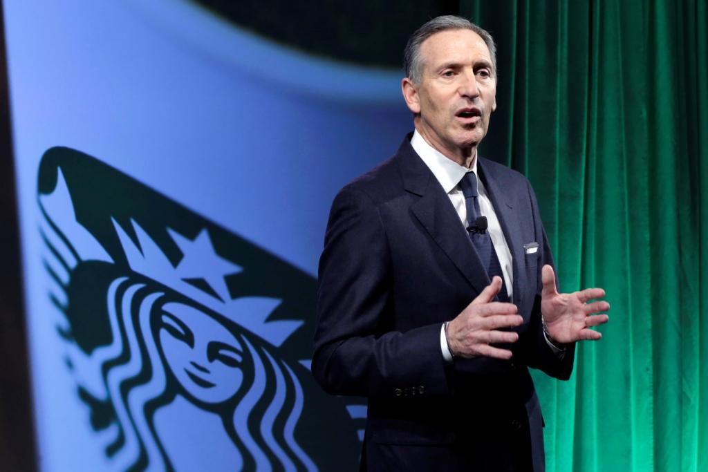 Howard Schultz, presidente y director general de la cadena de cafeterías.