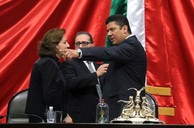 Javier Bolaños, presidente de la mesa directiva de la Cámara de Diputados. 