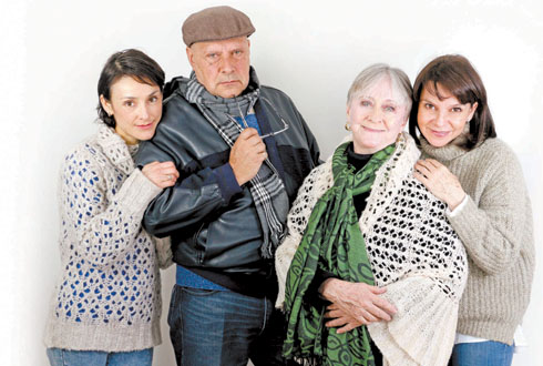 La actriz se rodeó de actores muy cercanos a su propia familia. 