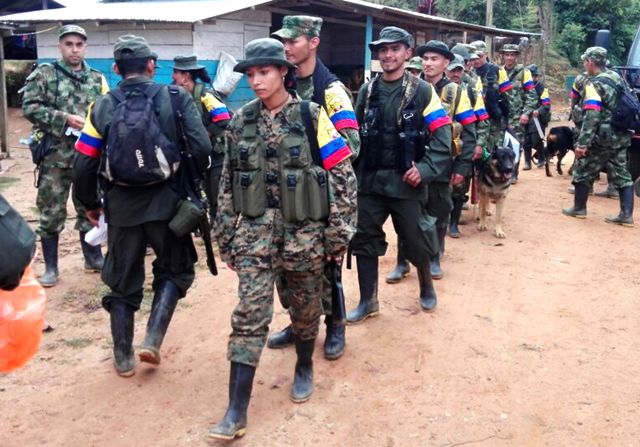 Las FARC avanzan en Colombia en su "última marcha", como el gobierno denominó al traslado de los guerrilleros a los sitios donde deberán dejar las arm