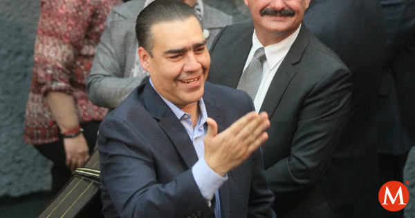 El alcalde del municipio de Juárez, Heriberto Treviño Cantú. 