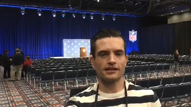 Miguel Boada en el Super Bowl 