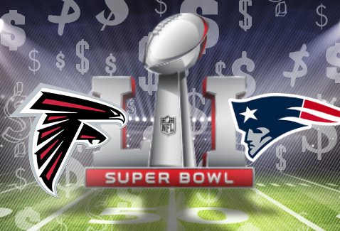 Las cifras del Super Bowl LI, Atlanta vs Nueva Inglaterra.