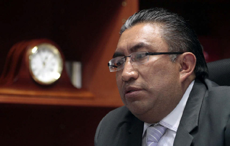 El comisionado del Infoem, Javier Martínez.