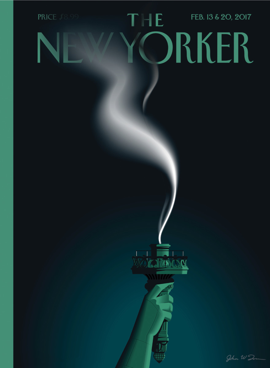 La portada de The New Yorker de febrero 2017.