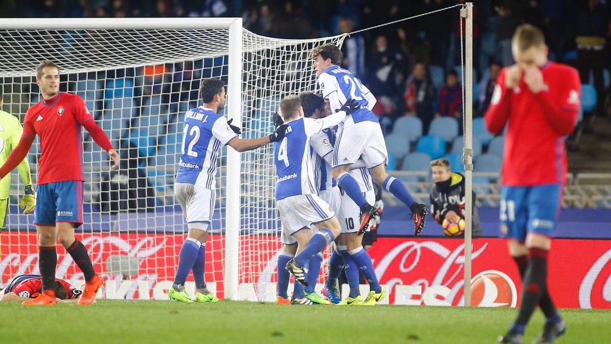 Real Sociedad viene de atrás para ganar el partido