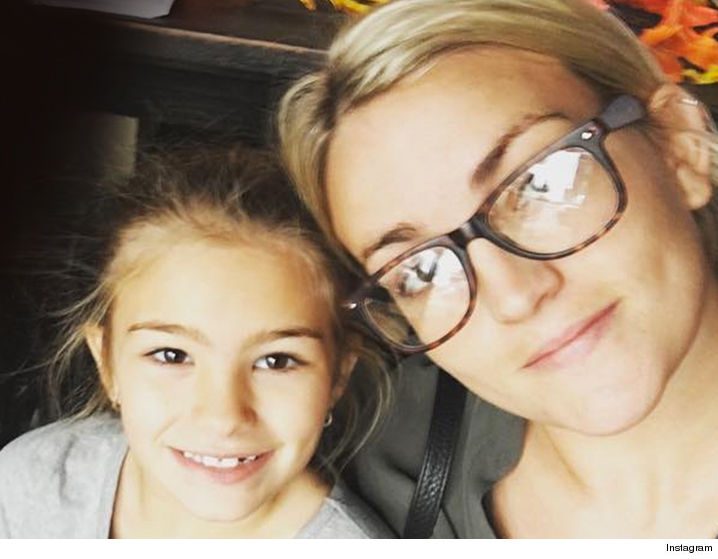 La cantante y su sobrina Maddie.