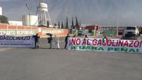 La inconformidad de los ciudadanos se genero gracias al "gasolinazo"