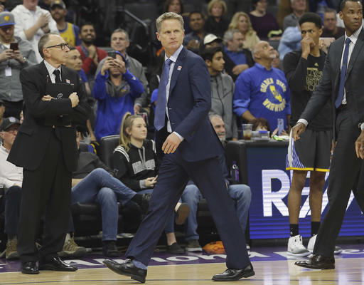 Steve Kerr, entrenador de los Warriors de Golden State