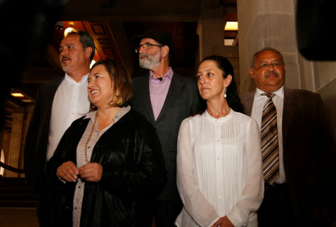 Los jefes delegacionales de Tláhuac, Azcapotzalco, Xochimilco, Miguel Hidalgo y Tlalpan presentaron controversia constitucional individual contra la a