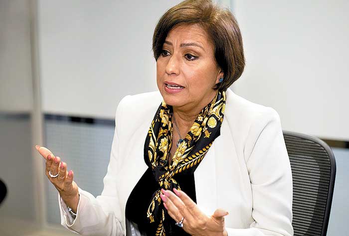 La secretaria del Tesoro estadunidense durante la administración de George W. Bush.