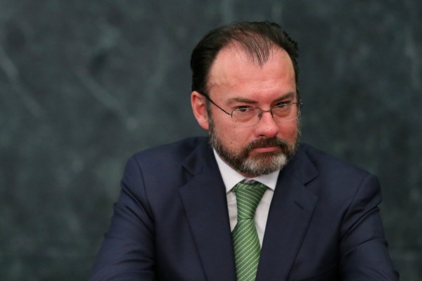El canciller Luis Videgaray se reunió en Washington con el secretario de Estado de EU, Rex Tillerson.