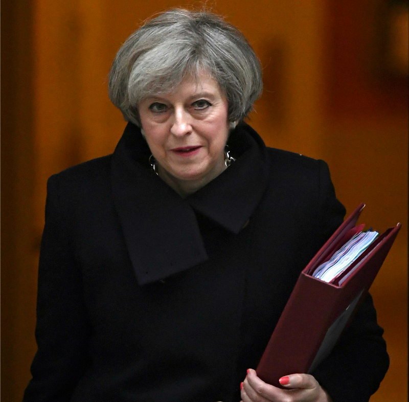 La primera ministra británica Theresa May.