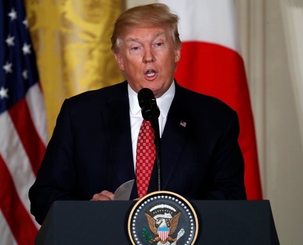 El presidente de Estados Unidos, Donald Trump.