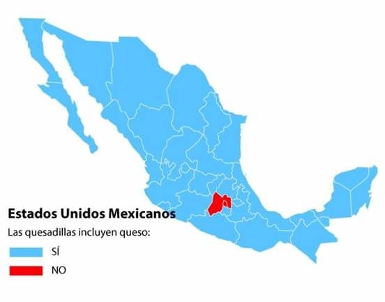 ¿Quesadillas con queso o sin queso?: el debate en memes