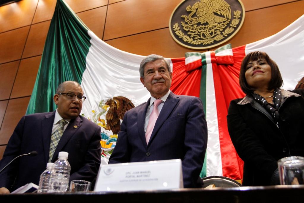 El auditor superior de la federación, Juan Manuel Portal, en la Comision de Vigilancia de la Cámara de Diputados.