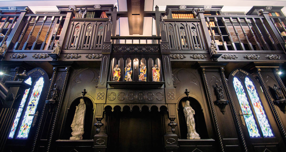 Capilla de los apóstoles, en la librería Book Capella.