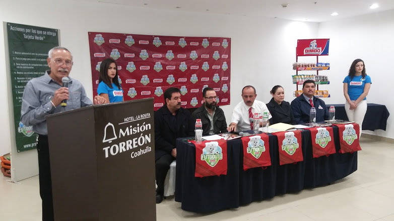 En Torreón, fue presentada la edición 54 del Futbolito Bimbo.
