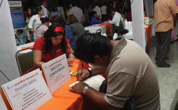 Feria del empleo. 
