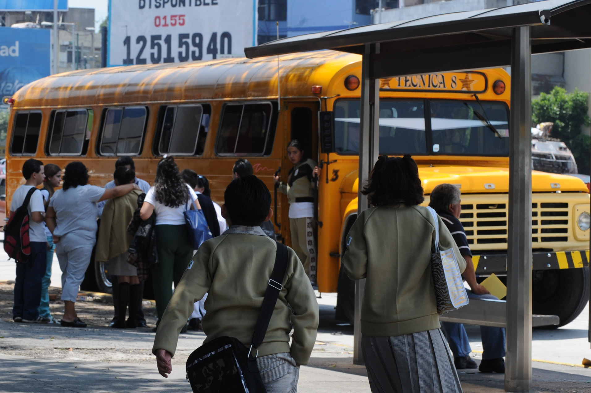 El Programa de Transporte Escolar fue implementado para reducir el uso de automóviles en la Ciudad de México.