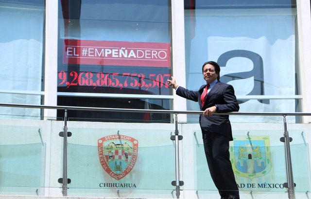 El senador Mario Delgado. 