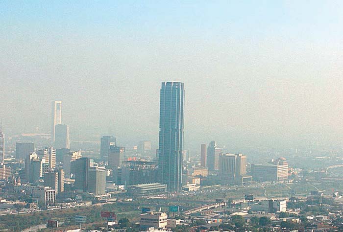 En 2014, Monterrey fue declarada la ciudad más contaminada del país.