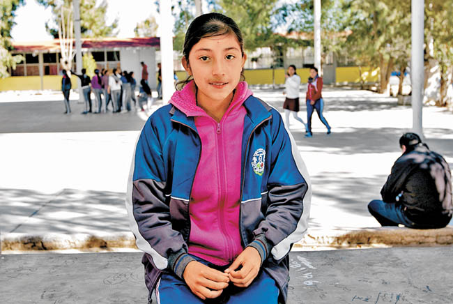 Adaptarse al sistema educativo de México le ha costado trabajo a María. 