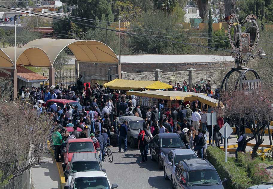 La huelga en la Narro comenzó el jueves 16 de febrero a las 14:00 horas. 