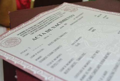 El Inegi recolectó los registros de las actas de nacimiento.