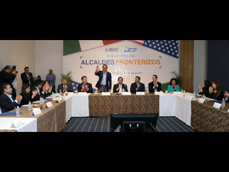 Reunión de la Asociación Nacional de Alcaldes en Nuevo Laredo, Tamaulipas.
