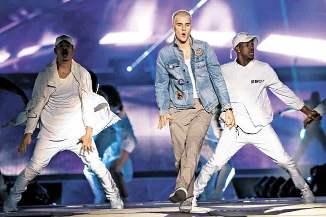 El canadiense logró que sus "beliebers" disfrutaran de su presentación.  