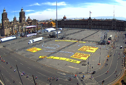 La Secretaría de Seguridad Pública capitalina alertó a los automovilistas sobre el cierre de los accesos viales al Zócalo, con motivo del concierto de