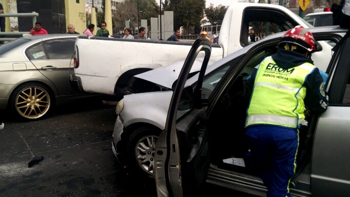 El conductor en presunto estado de ebriedad fue trasladado al Ministerio Público.