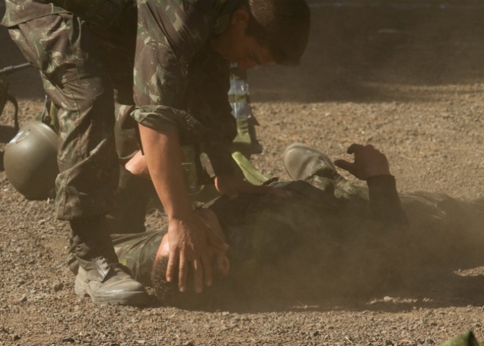 Los cadetes pusieron a prueba su resistencia.