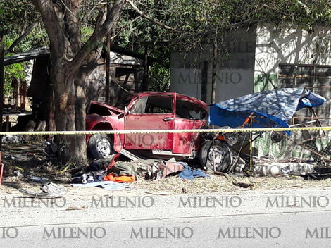 El accidente se registró a la altura de la zona del Álamo, en el kilómetro 242 del municipio de Santiago.