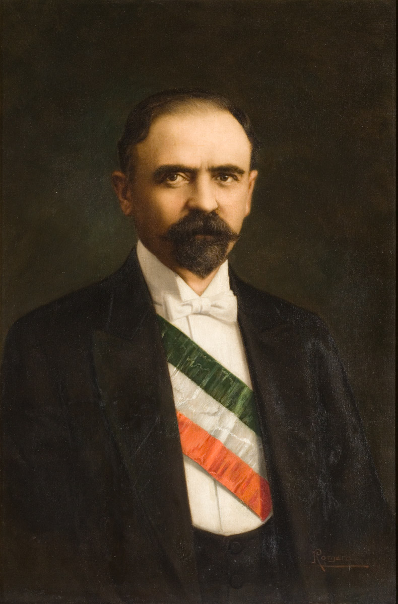 Francisco Ignacio Madero González (1873-1913) en un óleo de José Joaquín Romero.