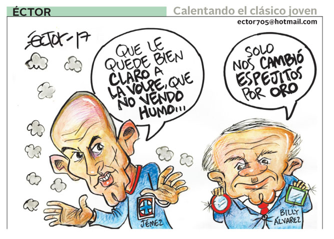 Calentando el clásico joven