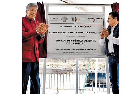 Presentación de la obra vial.