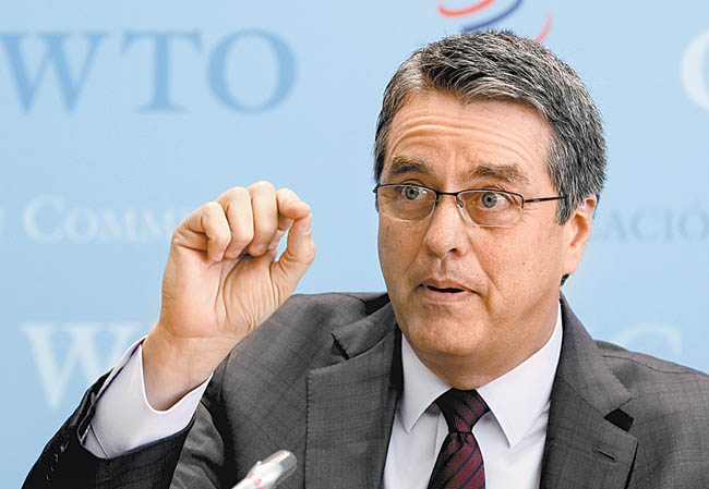 Roberto Azevêdo, director general de la Organización Mundial del Comercio. 