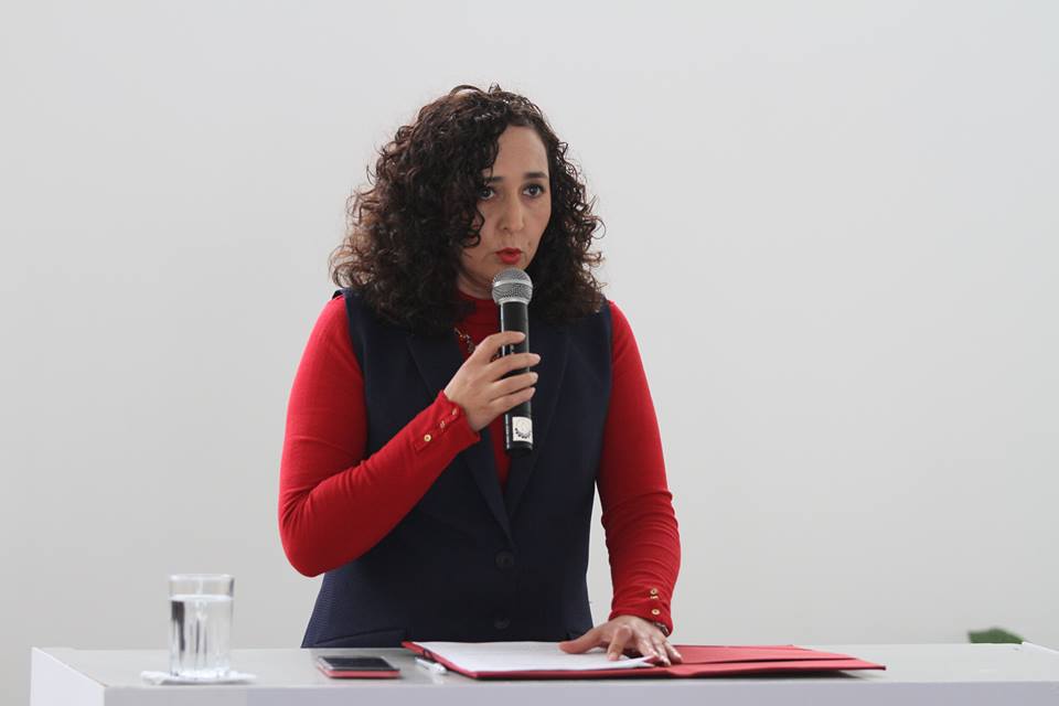 Sofía Velasco, presidenta de la Comisión Estatal de los Derechos Humanos.